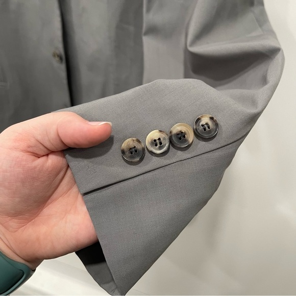 Hugo Boss Three Button Grey Scorsese Movie Suit Blazer Jacket Size 44 Regular - Picture 5 of 9